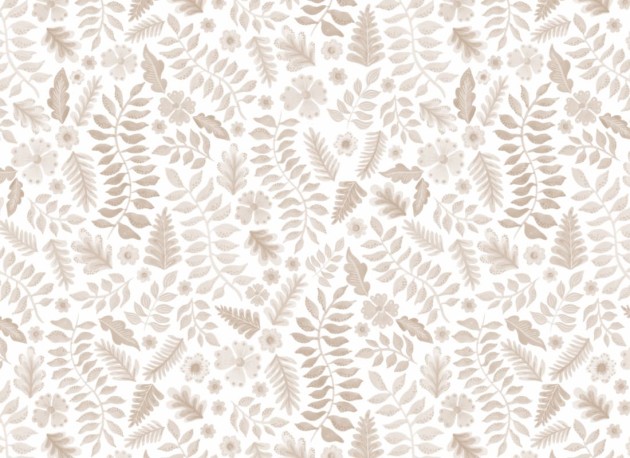 Hovia FL5210NE07R Heidi Neutral - tapeta w akwarelowe rośliny