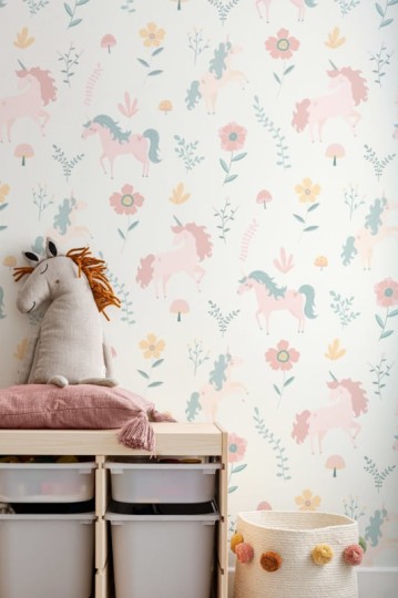 Hovia CH5090MU04R Mythic - tapeta dla dzieci w jednorożce
