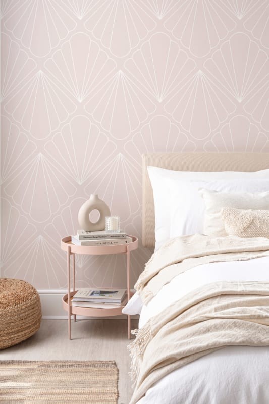 Hovia CH0067PI05R Seashell - tapeta w minimalistyczne muszelki