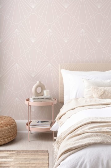 Hovia CH0067PI05R Seashell - tapeta w minimalistyczne muszelki