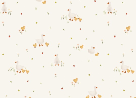 Hovia AN5063MU07R Duckling - tapeta dla dzieci w gąski i kaczki