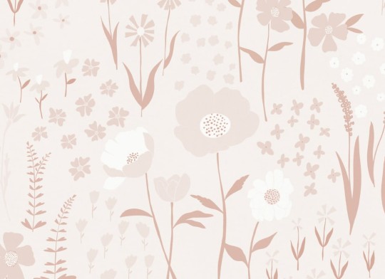 Hovia FL0113PI04R Whimsy Pink - tapeta w kwiaty