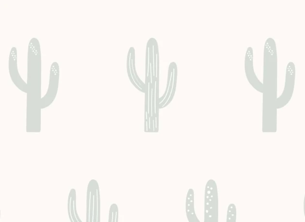 Hovia TR5013NE02R Saguaro Green - minimalistyczna tapeta w kaktusy