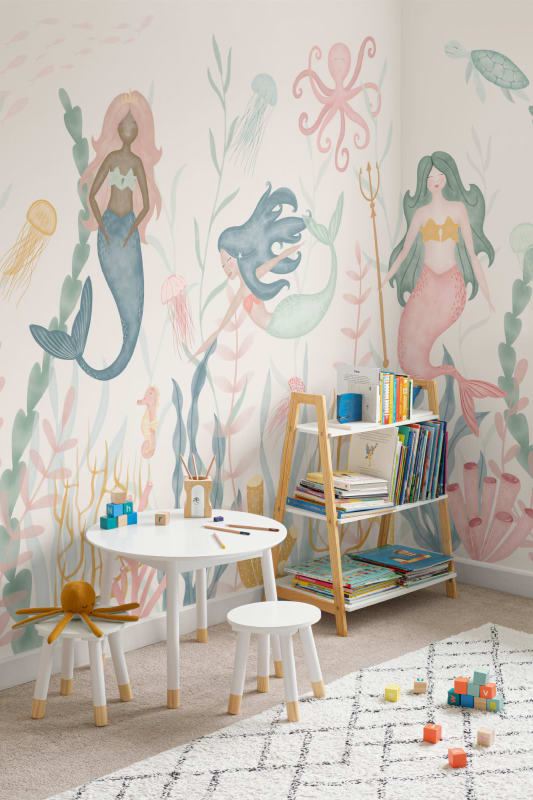 Hovia CH0091MU04W Kingdom - mural dla dzieci w syreny