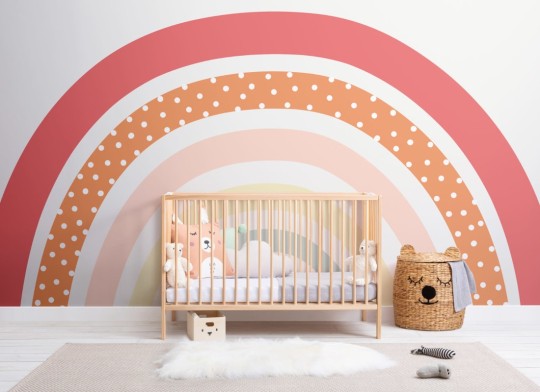 Hovia CH0061MU02W Betsy - mural dla dzieci w dużą tęczę