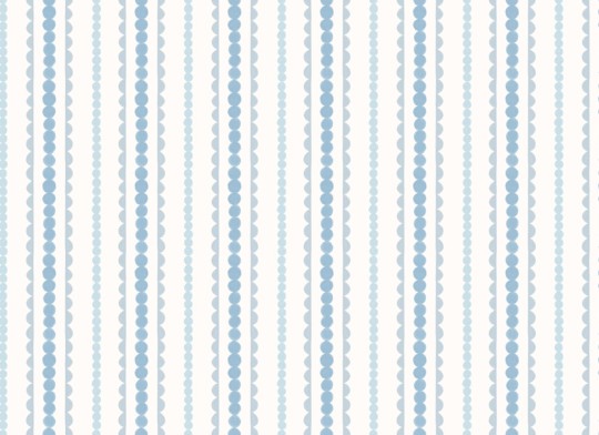 Hovia ST5580BU07W Bobbin Blue - mural w ozdobne paski