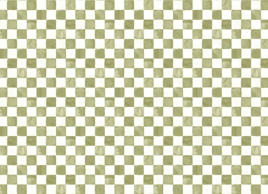 Hovia RP5581GR07W Checkers Green - mural w akwarelową szachownicę
