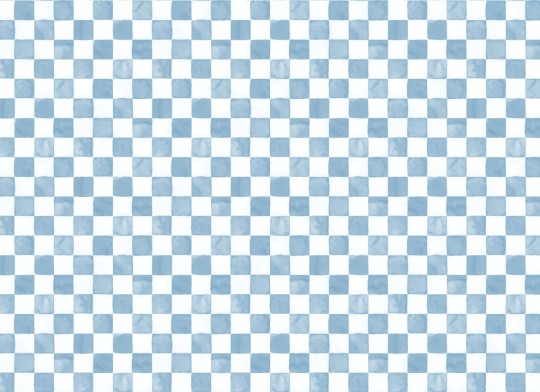 Hovia RP5583BU07W Checkers Blue - mural w akwarelową szachownicę