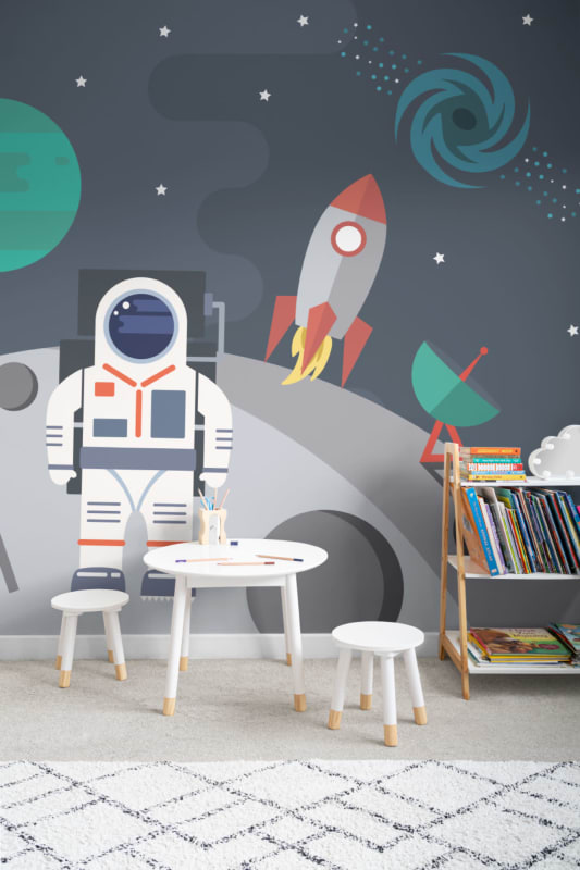 Hovia CH0016RE02W Buzz - mural dla dzieci w kosmiczne statki