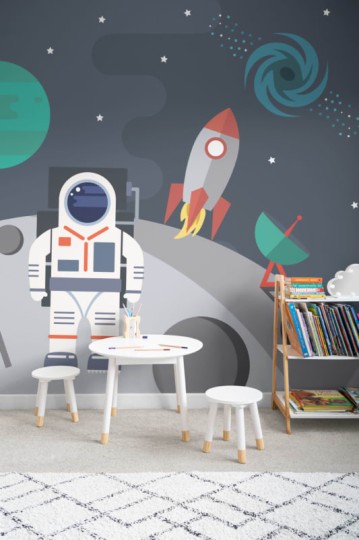 Hovia CH0016RE02W Buzz - mural dla dzieci w kosmiczne statki