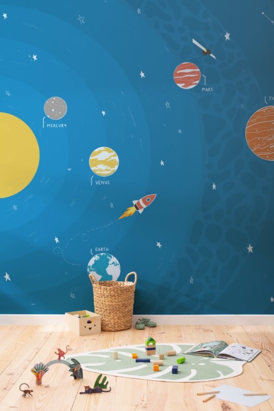 Hovia SG0060MU05W Lift-off - mural dla dzieci w planety