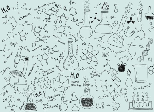 Hovia CH0040BW30W Molecule - mural w motyw chemiczny