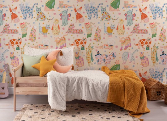 Hovia AN5062MU07W Meow - mural w koty