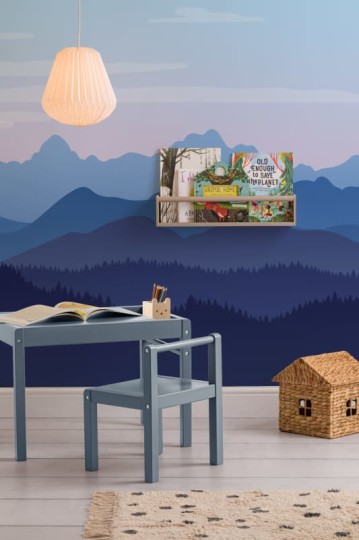 Hovia MO0001BU03W Range - mural w górski pejzaż