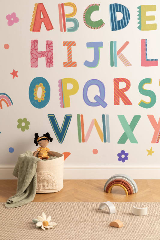 Hovia CH0217MU07W Alphabet - mural dla dzieci w alfabet