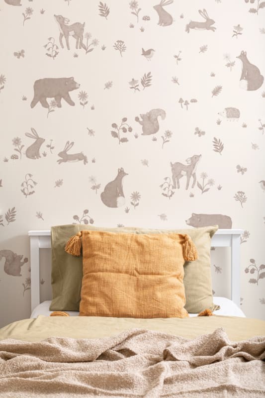 Hovia CH5628NE07W Springwood Neutral - mural dla dzieci w leśne zwierzęta