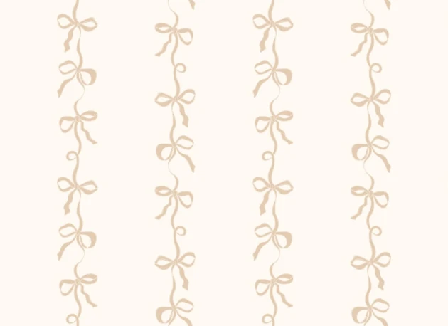 Hovia RP5631NE07W Ribbon Neutral - mural w kokardki