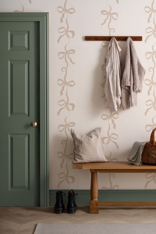 Hovia RP5631NE07W Ribbon Neutral - mural w kokardki