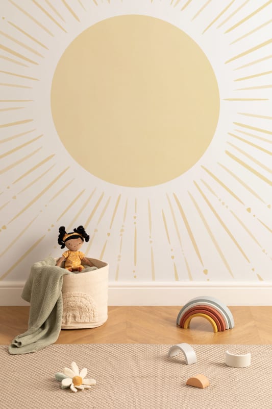 Hovia CH0235YE04W Sunlight - mural dla dzieci w duże słońce