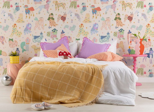 Hovia AN5333MU07W Pawty Multi - mural w psy