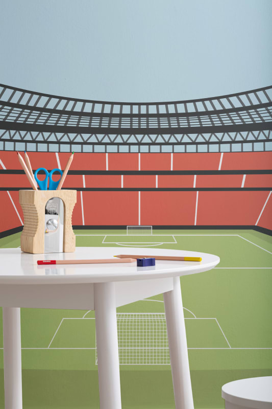 Hovia CH0233MU08W Stadium Red - mural w stadion