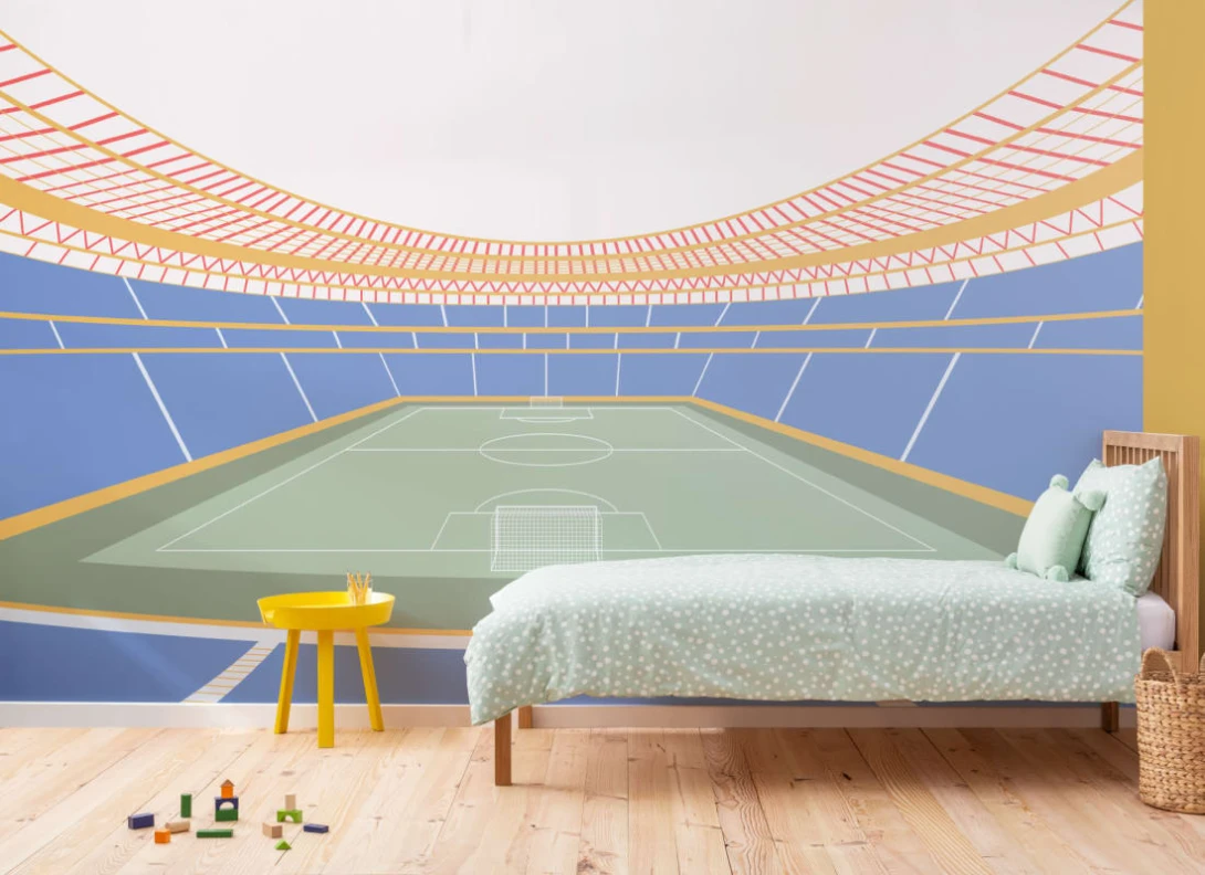 Hovia CH0234PA08W Stadium Blue - mural w stadion