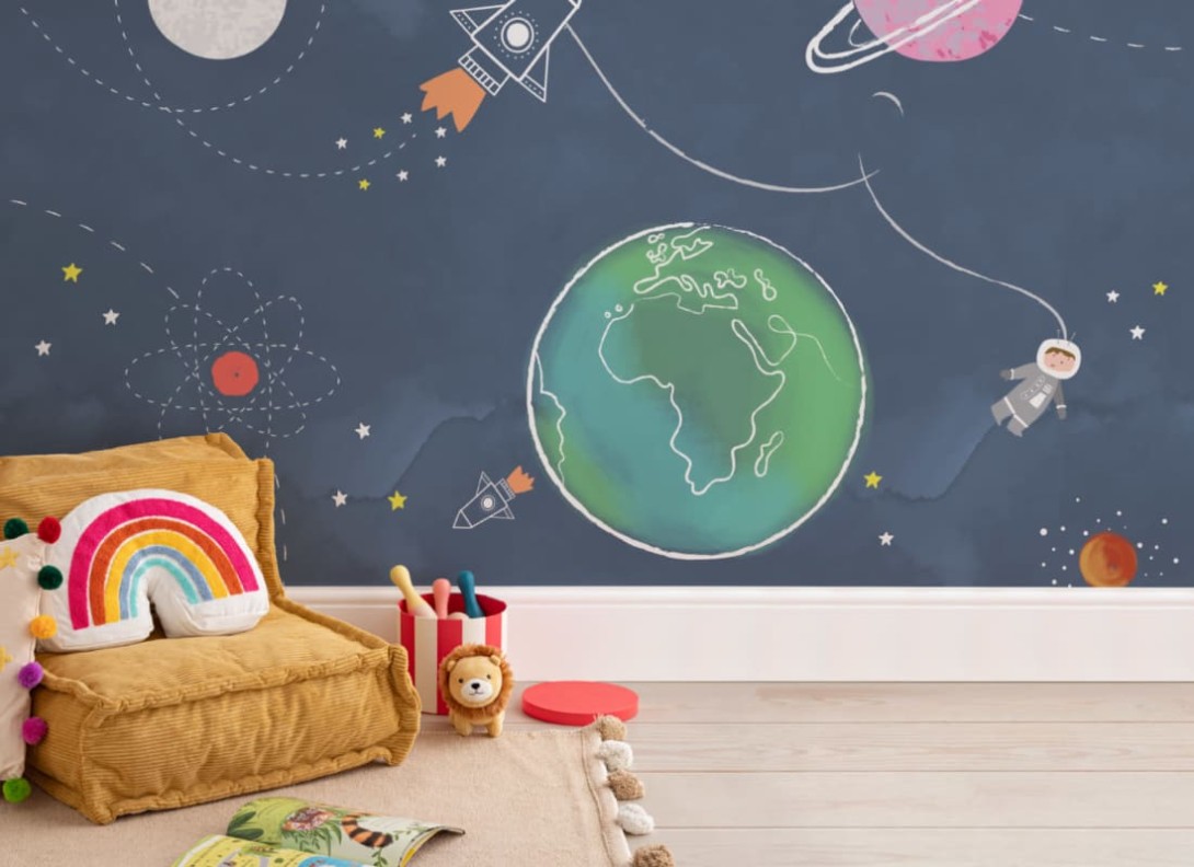 Hovia NS0032BU02W Gravity - mural dla dzieci w motyw kosmosu