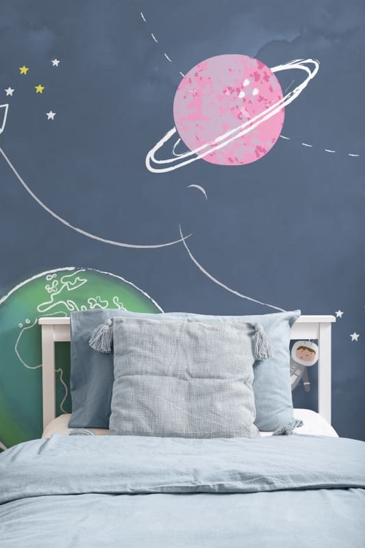 Hovia NS0032BU02W Gravity - mural dla dzieci w motyw kosmosu