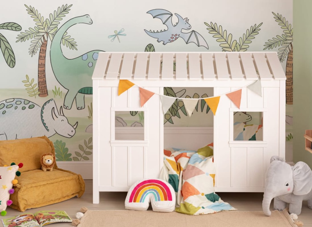 Hovia CH0109BG07W Dinotopia - mural dla dzieci w dinozaury