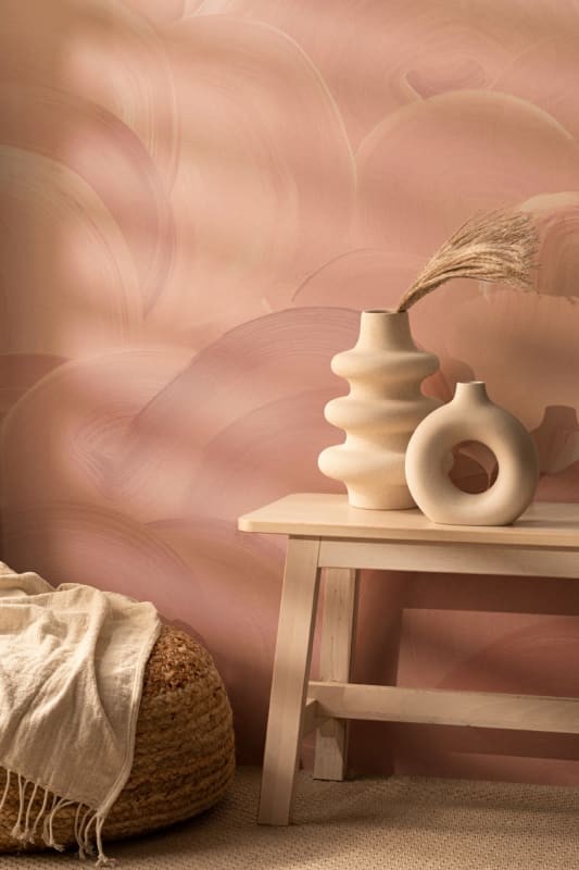 Hovia AB0148OR06W Stir Orange - mural w pociągnięcia pędzla