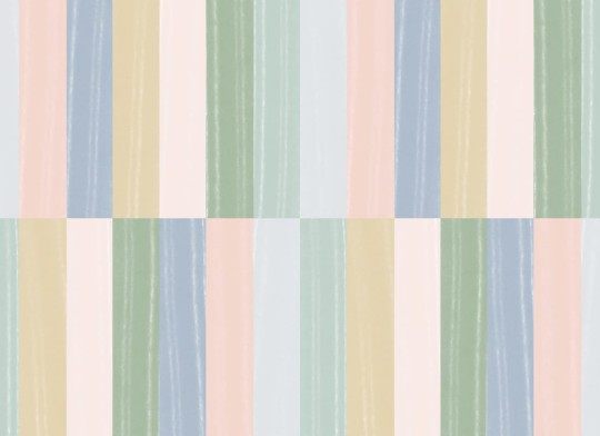 Hovia ST5021MU07W Elmer - mural w kolorowe paski