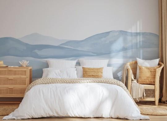 Hovia LA0346BU07W Valley Blue - mural w krajobraz naturalny