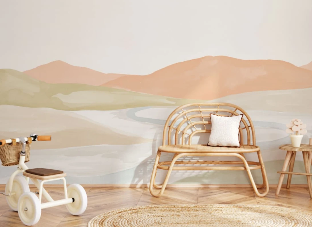 Hovia LA0348PA07W Valley Orange - mural w krajobraz naturalny