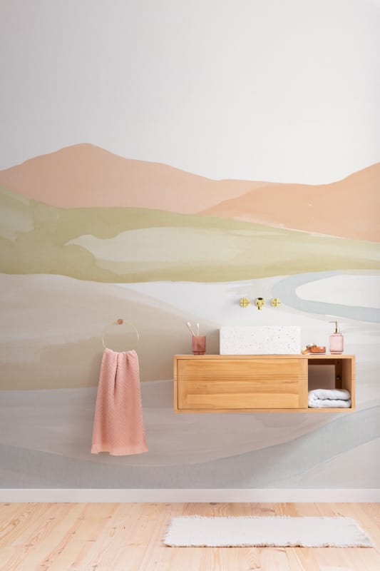 Hovia LA0348PA07W Valley Orange - mural w krajobraz naturalny
