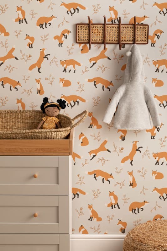 Hovia AN5023OR03W Vixey - mural dla dzieci w lisy