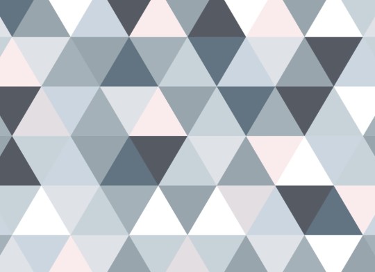 Hovia GE5068BP01W Poly - mural w trójkąty