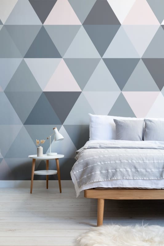 Hovia GE5068BP01W Poly - mural w trójkąty