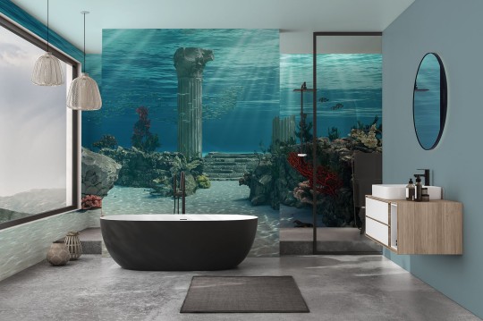 Wallpepper LP-06 A 2025 Atlantidea - mural w podwodny pejzaż