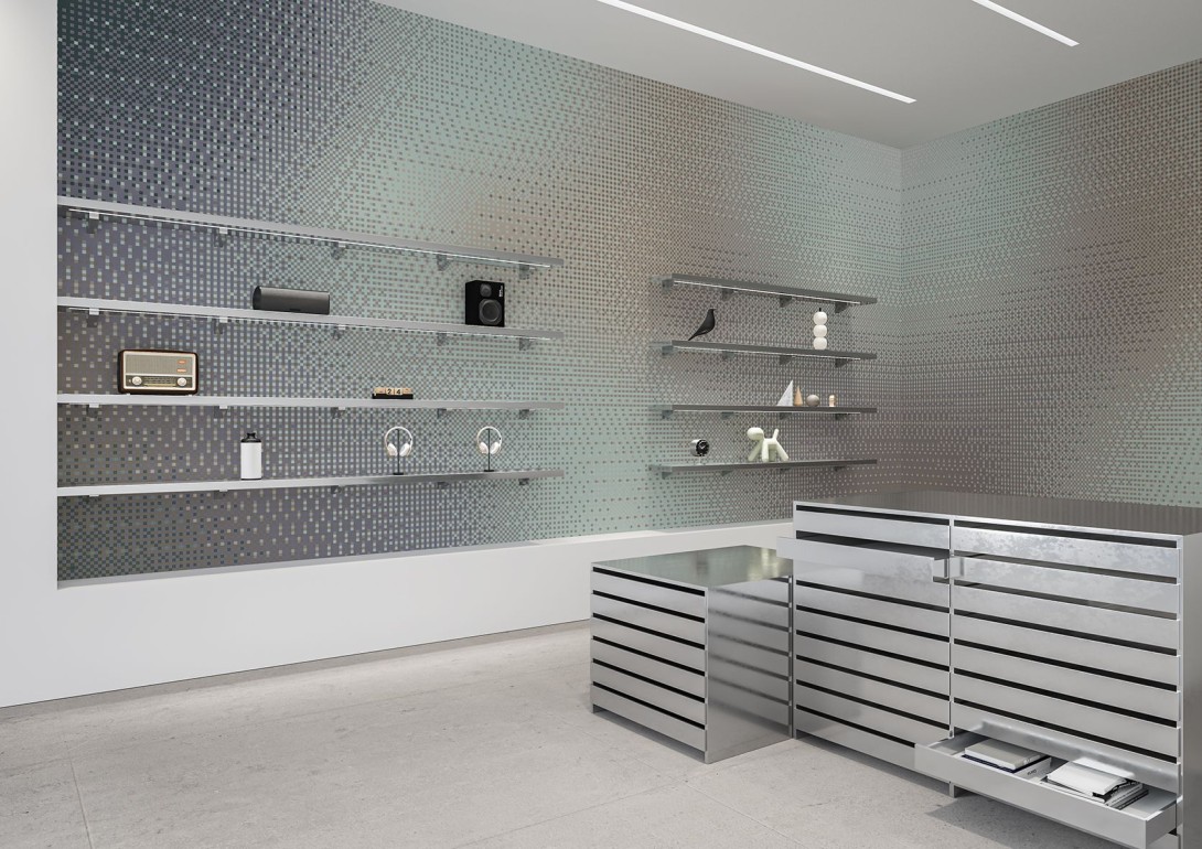 Wallpepper WP-164 B 2025 Bits - mural z efektem gradientu