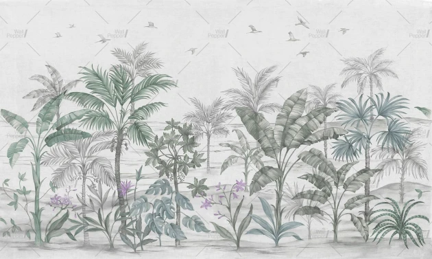 Wallpepper WP-156 B 2025 Esmeralda - mural w egzotyczny krajobraz