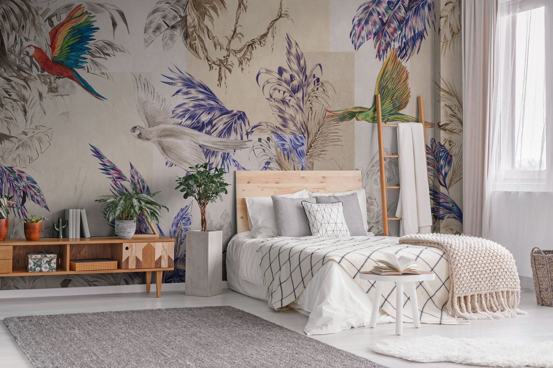 Wallpepper GA-06 A 2025 Junglage - mural w ptaki