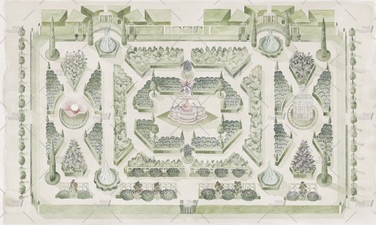 Wallpepper FD-01 A 2025 L´Orangerie - mural w ogród