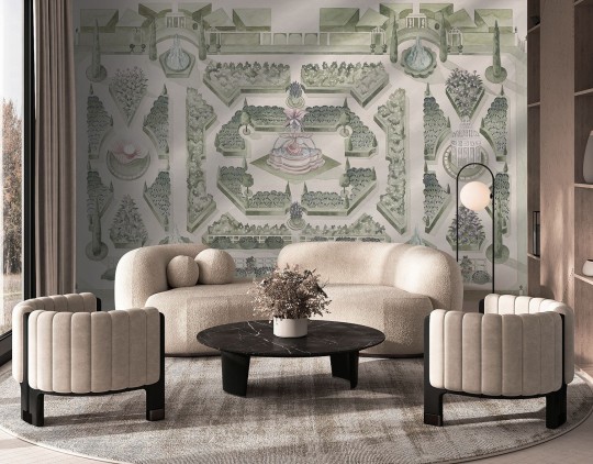 Wallpepper FD-01 A 2025 L´Orangerie - mural w ogród