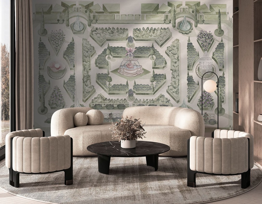 Wallpepper FD-01 B 2025 L´Orangerie - mural w ogród