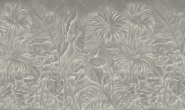 Wallpepper ACG-59 C 2025 Tangled Jungle - mural w egzotyczne rośliny 3D