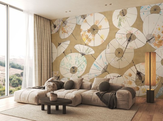 Wallpepper GA-07 A 2025 Wagasa - mural w japońskie parasolki