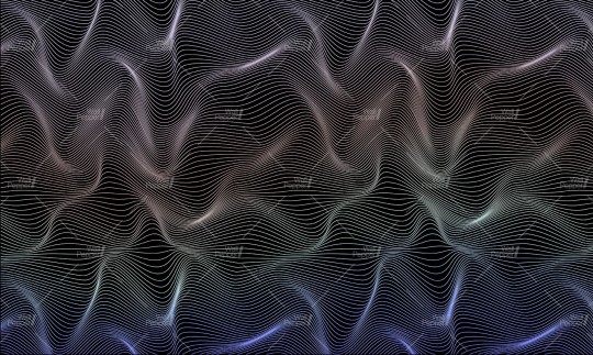 Wallpepper KR-08 B 2025 Waves - mural w trójwymiarowe fale