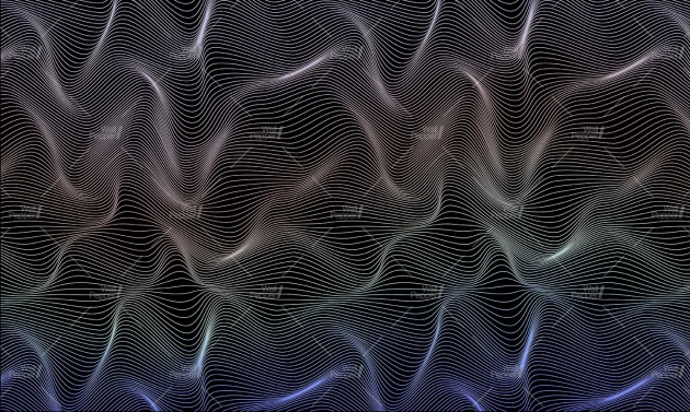 Wallpepper KR-08 B 2025 Waves - mural w trójwymiarowe fale