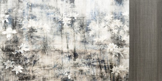 Dekorami Emozioni 3 - mural w egzotyczne liście z efektem patyny