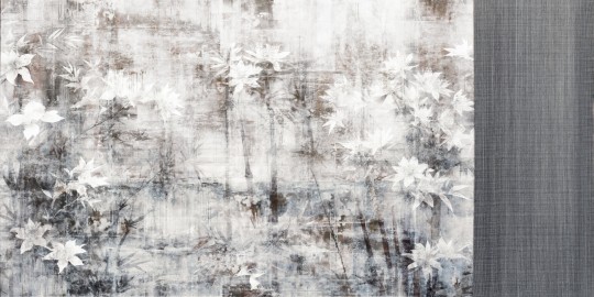 Dekorami Emozioni 4 - mural w egzotyczne liście z efektem patyny